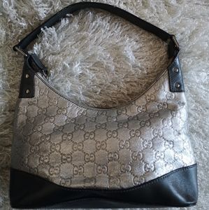 Gucci silver vintage bag auth